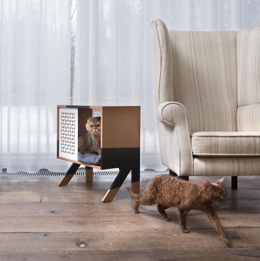 Modern Pet Feeders, Beds, and More from PETTEL